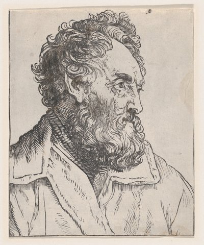 Bir Adamın Başı, 17. yüzyıl. by Jan Lievens