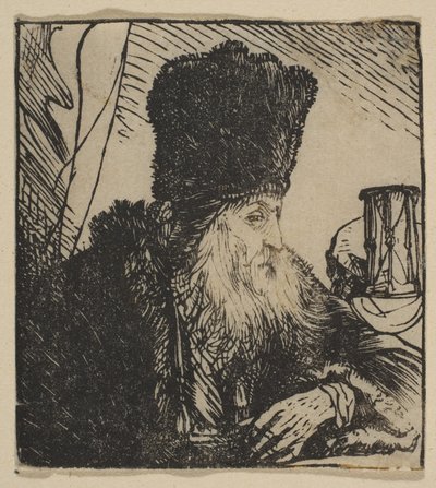 Kum Saati ile Filozof, 1620-74. by Jan Lievens