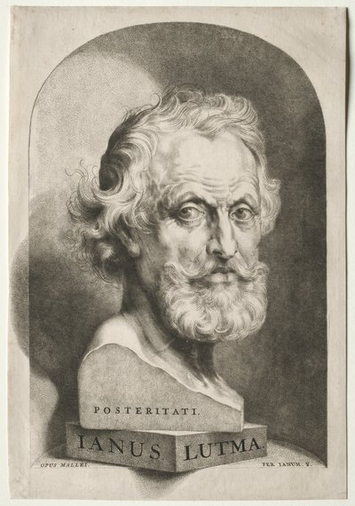 Yaşlı Janus Lutma'nın Portresi by Jan Lutma II