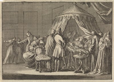 İngiltere Kraliçesi II. Mary Stuart'ın ölümü, 1695 by Jan Luyken