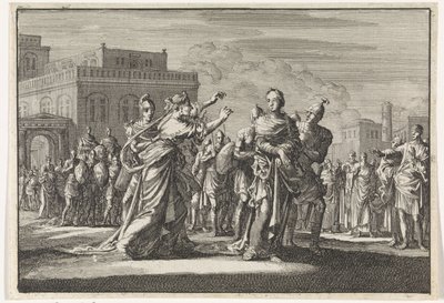 Marianne öldürülmek üzere götürülür. by Jan Luyken