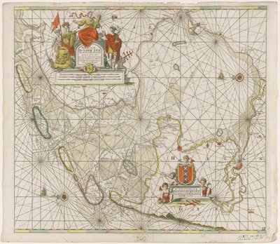 Zuiderzee ve Waddenzee Haritası Zuyder Zee