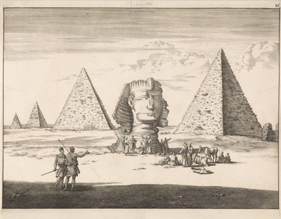 Giza Piramitleri ve Sfenks by Jan Luyken