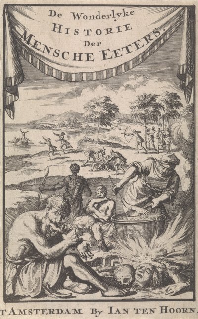 İnsan yiyicilerin harika tarihi, A. Magyrus, 1696. by Jan Luyken