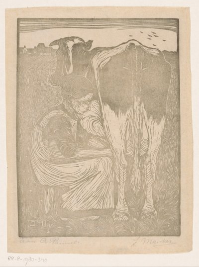 sütçü by Jan Mankes (signed by artist)