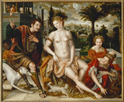 David ve Bathsheba by Jan Massys