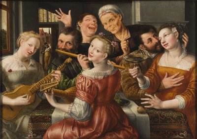 Neşeli Bir Şirket - Bir Neşeli Şirket, by Massys by Jan Massys