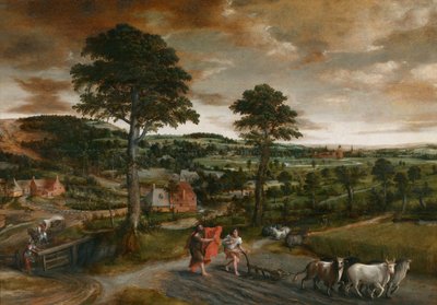 Elisha'nın Çağrısı by Jan Massys or Metsys