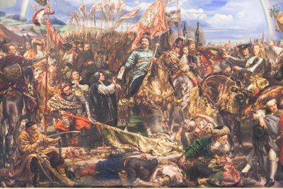 Sobieski, Viyana Savaşı'ndan sonra Papa'ya zafer mesajı gönderiyor by Jan Matejko