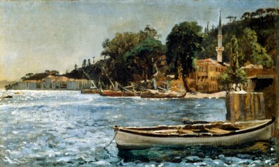Konstantinopolis yakınlarındaki Bebek manzarası, 1872. by Jan Alojzy Matejko