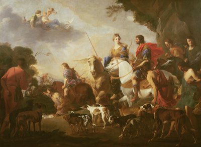 Dido ve Aeneas Avı by Jan Miel