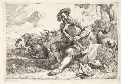 Gayda ile çoban by Jan Miel