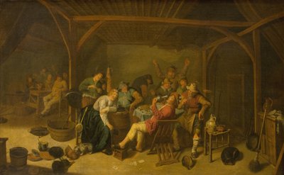 Fasulye Kralı İçiyor by Jan Miense Molenaer