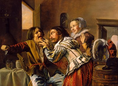 Diş Hekimi, 1629 (beşik panelde yağ) by Jan Miense Molenaer