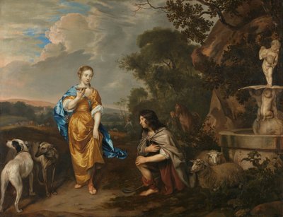 Granida ve Daiphilo olarak genç bir çiftin çifte portresi by Jan Mijtens