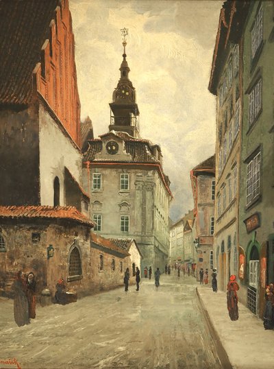 Eski Yeni Sinagog ve Yahudi Belediye Binası, Prag by Jan Minarik