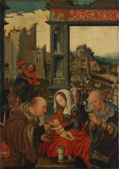 Kralların Hayranlığı, 1525 by Jan Mostaert