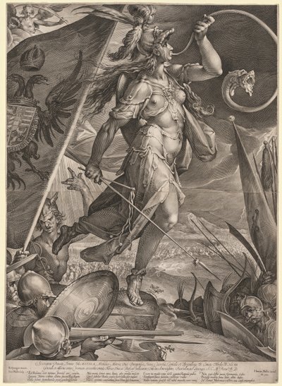 Bellona, Türklere Karşı İmparator Ordularını Yönetiyor by Jan Muller