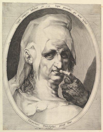 Harpocrates, Filozof, yak. 1611. by Jan Muller