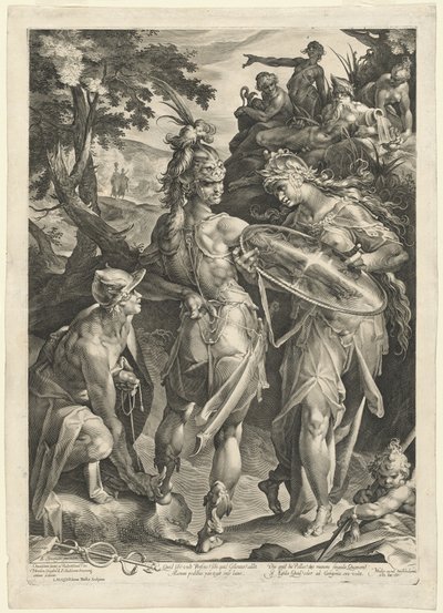 Minerva ve Mercury, Perseus