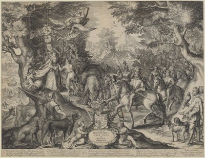 Birleşik Eyaletlerin Gelişen Devleti Alegorisi by Jan Pietersz Saenredam