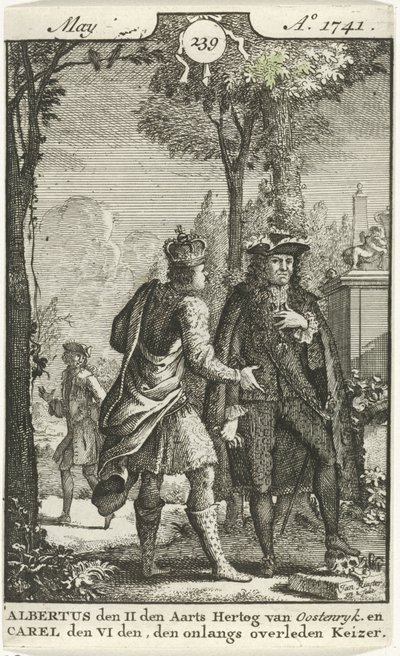 Avusturyalı Albert ve Charles VI arasındaki konuşma by Jan Ruyter