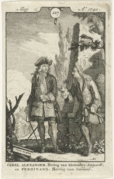 Ferdinand Kettler ve Karel Alexander arasındaki konuşma by Jan Ruyter