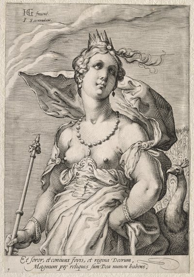 Juno, c. 1595. by Jan Saenredam