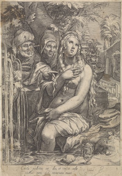 Susanna ve Yaşlılar by Jan Saenredam