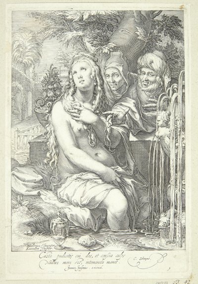 Susanna ve yaşlılar by Jan Saenredam