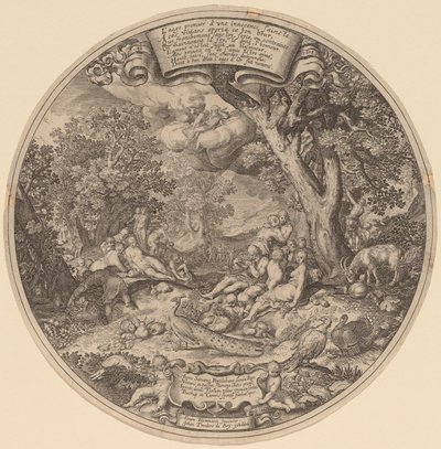 Altın Çağ by Jan Theodor de Bry after Abraham Bloemaert after Nicolaes