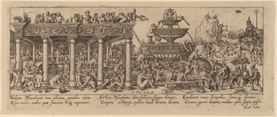 Gençlik çeşmesi by Jan Theodor de Bry after Barthel Beham