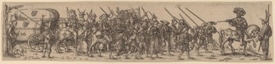 Başçavuş ile Bagaj Treni by Jan Theodor de Bry after Barthel Beham
