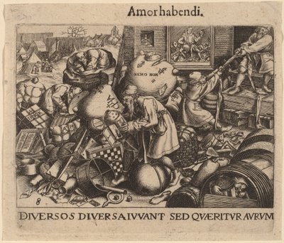 Her adam by Jan Theodor de Bry after Pieter Bruegel the Elder