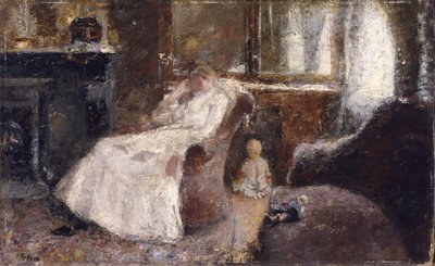 beyazlı kadın by Jan Toorop