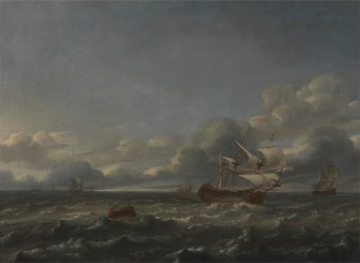 Sert Bir Esintide Savaş Adamları by Jan Theunisz Blankerhoff