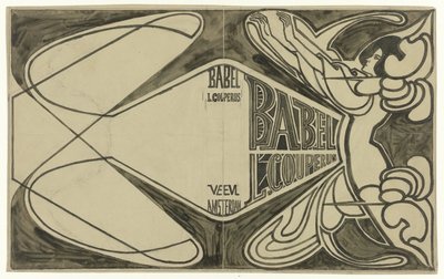 Bant tasarımı: Louis Couperus, Babel, 1901 by Jan Toorop
