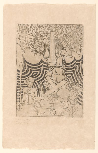 De Anarchie (nesne üzerindeki orijinal başlık) De Anarchist (orijinal başlık) by Jan Toorop