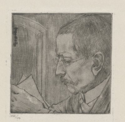 Portret van Giles Timmerman by Jan Toorop