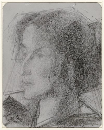 Miek Janssen'in Portresi by Jan Toorop