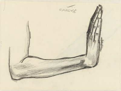Bir önkol çalışması by Jan Toorop