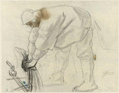 Çapalı bir denizcinin incelenmesi by Jan Toorop