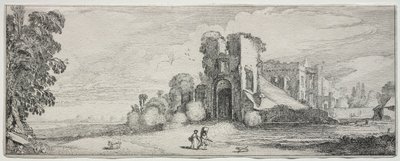 Manzaralar ve Harabeler: Brederode Kalesi. by Jan Van de Velde