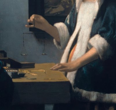 İnci Kantarı by Jan Vermeer van Delft