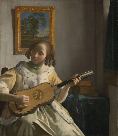 gitarist by Jan Vermeer van Delft