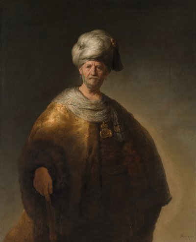 Slav Asili olarak da bilinen Doğulu Asil - Tablo Rembrandt van Rijn by Johannes Vermeer