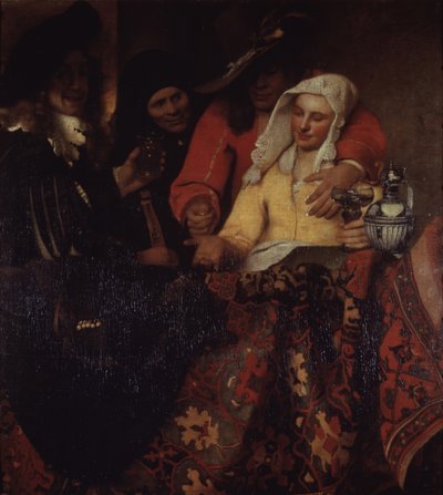 Satıcı, 1656 by Jan Vermeer van Delft