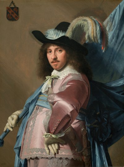 Standart Taşıyıcı Olarak Andries Stilte, 1640. by Jan Verspronck