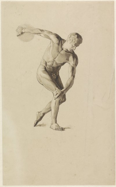 Discusthrower'ın alçı modeli by Jan Veth