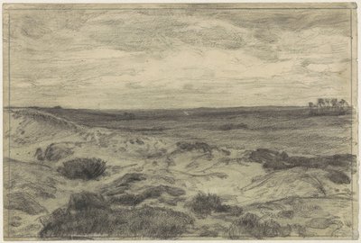 Laren yakınlarındaki fundalık manzarası by Jan Veth